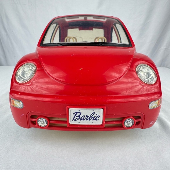 Vintage Year 2000 Barbie VW Bug in Red - Picture 3 of 11